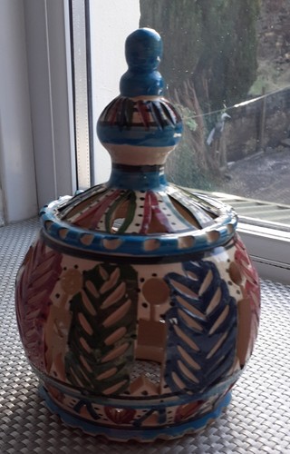 Vintage pottery style - pottery, moroccan