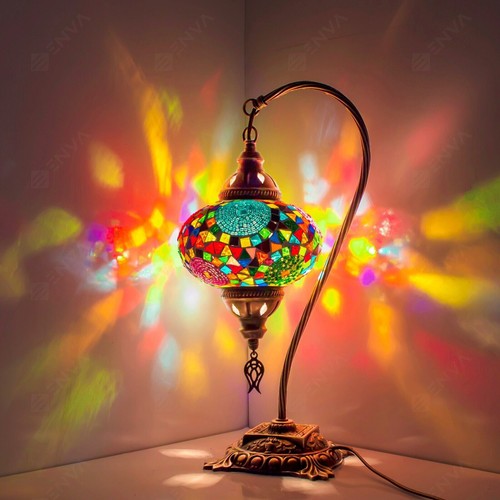 Turkish table lamp moroccan - table,