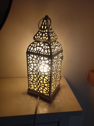 Bedside lantern lamp - , moroccan