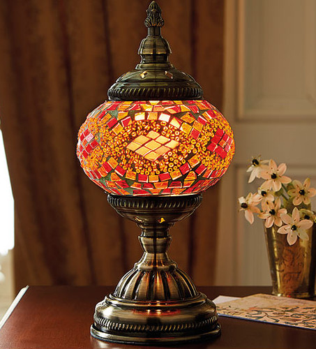 Moroccan mosaic glass table - mosaic,