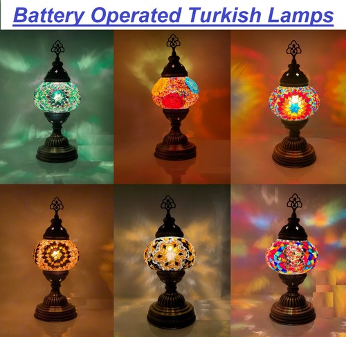 Battery operated turkish lamp - battery,