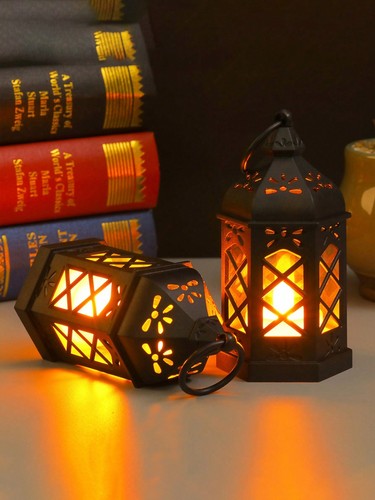 Moroccan led candle lantern - led,