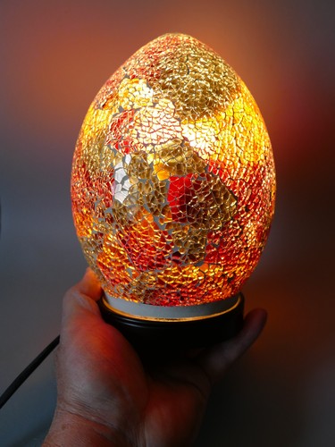 Mosaic glass egg shaped - mosaic,